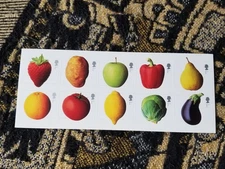 Great Britain MNH S/S - 2003 Fruit and Vegetables - Self-Adhesive Stamps  - Z183