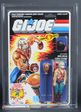 1987 Hasbro GI Joe Series 6 Cobra Big Boa AFA 80 C85 B85 F75 MOC