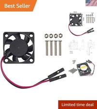 Raspberry Pi Fan 30x30x7mm, Raspberry Pi Cooling Fan Brushless 3.3V 5V DC Qui...