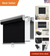 Blackout Window Shades Cordless Room Darkening Thermal Insulated Fabric