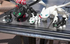 3D Printed How to Train Your Dragon Multicolor PLA Fully Articulated Custom