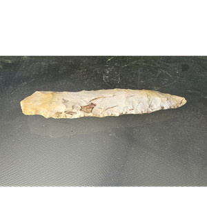 Original Stone Spear Head Point, Stone Blade, Beige/Brown, Approx. 5 in