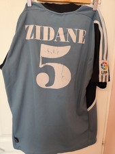Ensemble 3e Maillot #5 Zidane Real Madrid 2001 2002