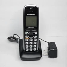 Panasonic KX-TGA410B Single Line Phone Expansion Handset Black Charging Base