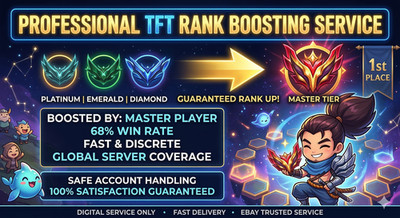 TFT Rank Coaching & Boosting High ELO Gameplay - Master Tier Support