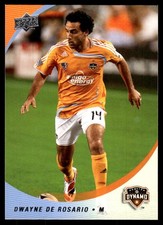 Dwayne De Rosario 2008 Upper Deck MLS #45 Houston Dynamo Soccer READ FREE SHIP