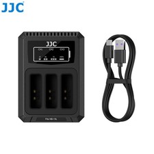 JJC NB-13L Battery Charger for Canon PowerShot G7 X Mark III II G5 G9 X Mark II