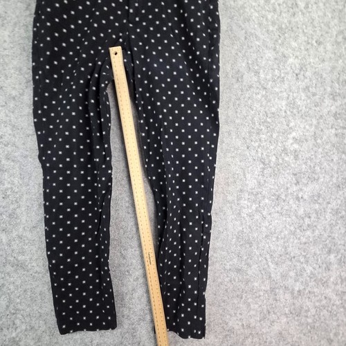 Old Navy Pants Womens 10 Black Polka Dot Pixie Skinny Casual Pockets 12865 - Picture 8 of 14