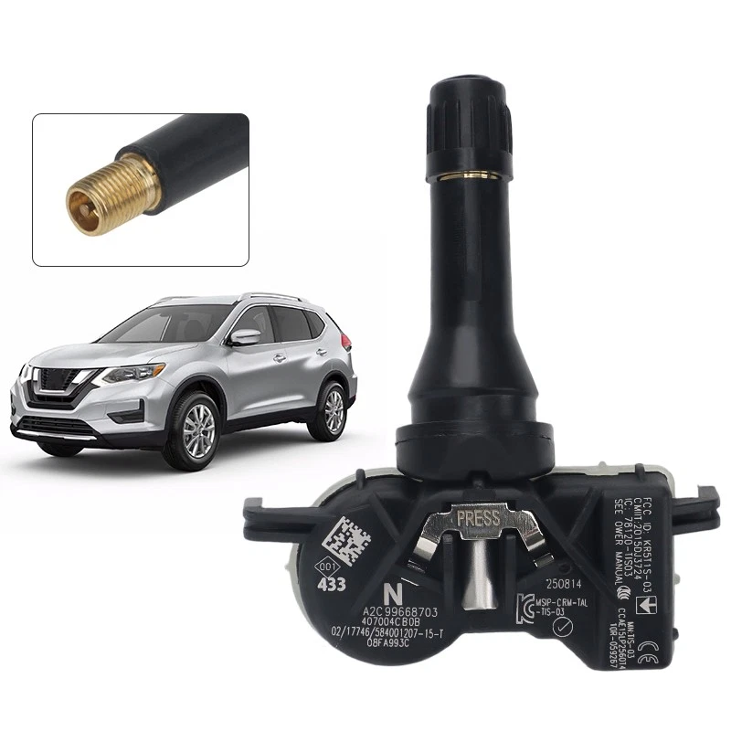 TYRE PRESSURE SENSOR TPMS 433MHZ 407004CB0A FOR RENAULT MEGANE KADJAR 2015-ON - Image 4 of 4
