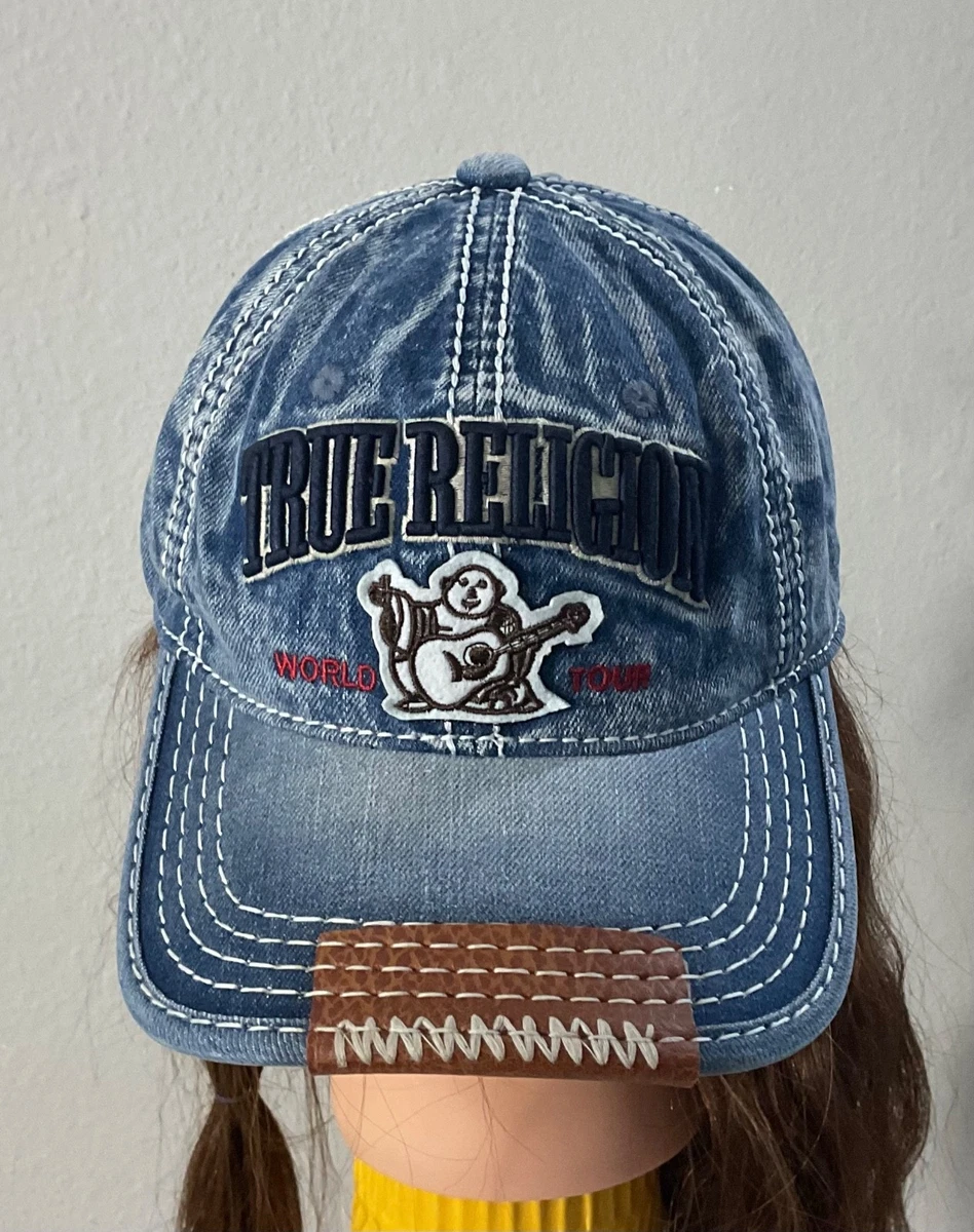 True Religion デニム ベースボールキャップ True Religion Baseball Caps Blue Hats for Men for sale | eBay