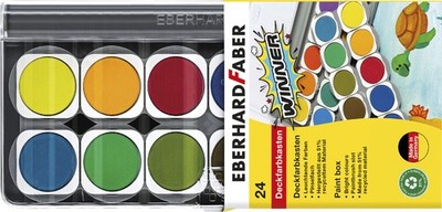 EBERHARD FABER Deckfarbkasten WINNER 24er Farben