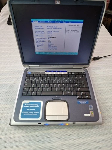 HP Pavilion Ze5600 Vtg Laptop Intel Celeron 2600MHz 15" Power On Tested Only