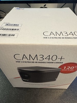 AVer CAM340+ USB 3.0 Ultra HD 4K Video Conferencing Camera 120° Wide Angle