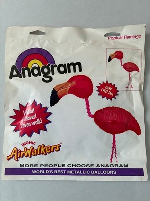 Anagram Bionic Air Walkers Tropical Flamingo Balloon Beach Party Decoration