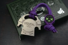 NEW Nice Guy Machine Co x HiTex Pryin Hawaiian Titanium NGMCo w/Wkrmn Skull Bead