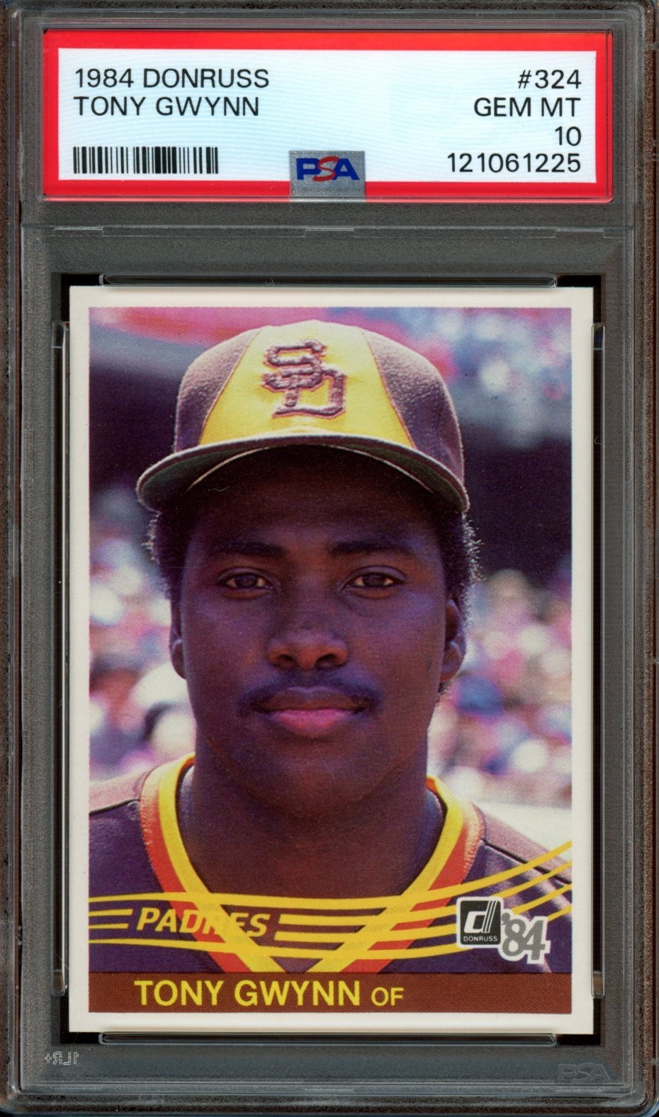 1984 Donruss #324 Tony Gwynn *PSA 10 (GEM MINT) *San Diego Padres *HOF