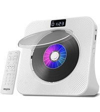 MEGATEK Reproductor de CD port til Bluetooth para el hogar, reproductor de CD