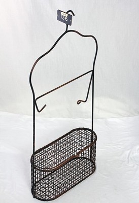 Vintage Wickel Drahtkorb Schwimmbad Turnhalle Schule Klappdeckel selten 40er 50er