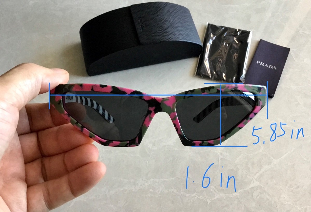 良品 PRADA CAT EYE SUNGLASS イタリア製 Prada Eyewear tortoiseshell-effect cat-eye Sunglasses