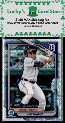 2024 Bowman Chrome #BCP-195 Max Clark Prospects Mojo Refractors