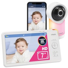 Smart WiFi Video Baby Monitor 1080p HD 2K CMOS Pan Tilt Zoom RM7866HD VTech Talk