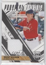 2019 Panini Elite Extra Edition Prospect Materials Black Brent Rooker #PM-BR s3g