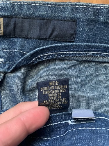 Vintage Marithe MFG Jeans Francois Girbaud Jeans Sz 40 Baggy Y2K Straps - Picture 2 of 7