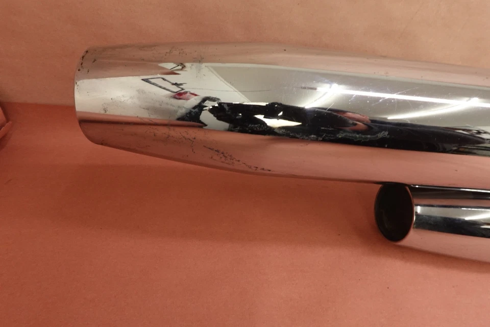 Silenciador de tubo de escape clásico Yamaha V Star 650 XVS650 1998-2015 Foto 3 de 4