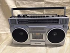 Vintage Sanyo M9935K Boombox FM/SW1/SW2/MW Radio Cassette Player Working