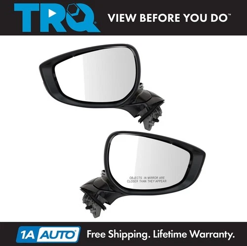 TRQ Mirror Set Fits 2019-2021 Mazda 3