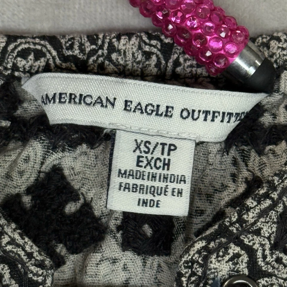 Женский комбинезон American Eagle Outfitters XS черный темно-бохо фестиваль прихоти - Изображение 3 из 4