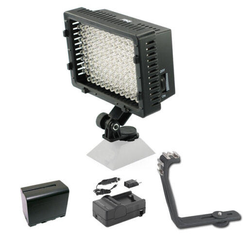 Pro NX5U 12 LED video light F970 for Sony HXR NX30 NX3 NX5 NX70U FS700R NXCAM - Picture 1 of 8