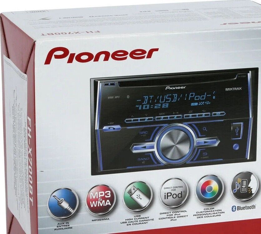 Pioneer FH-X700BT Bluetooth CD Player Android iPhone Pandora Pioneer FH-X700BT Bluetooth CD Player Android iPhone Pandora