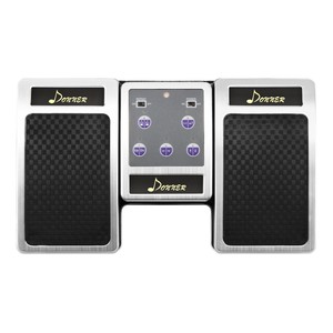 Super-Donner-Bluetooth-Page-Turner-Pedal-for-Tablets-Rechargeable-Silver