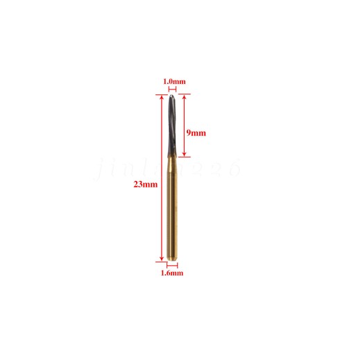 10 /5 Pcs FG High Speed Dental Tungsten Steel Carbide Crown Metal Cutting Burs - Picture 161 of 223
