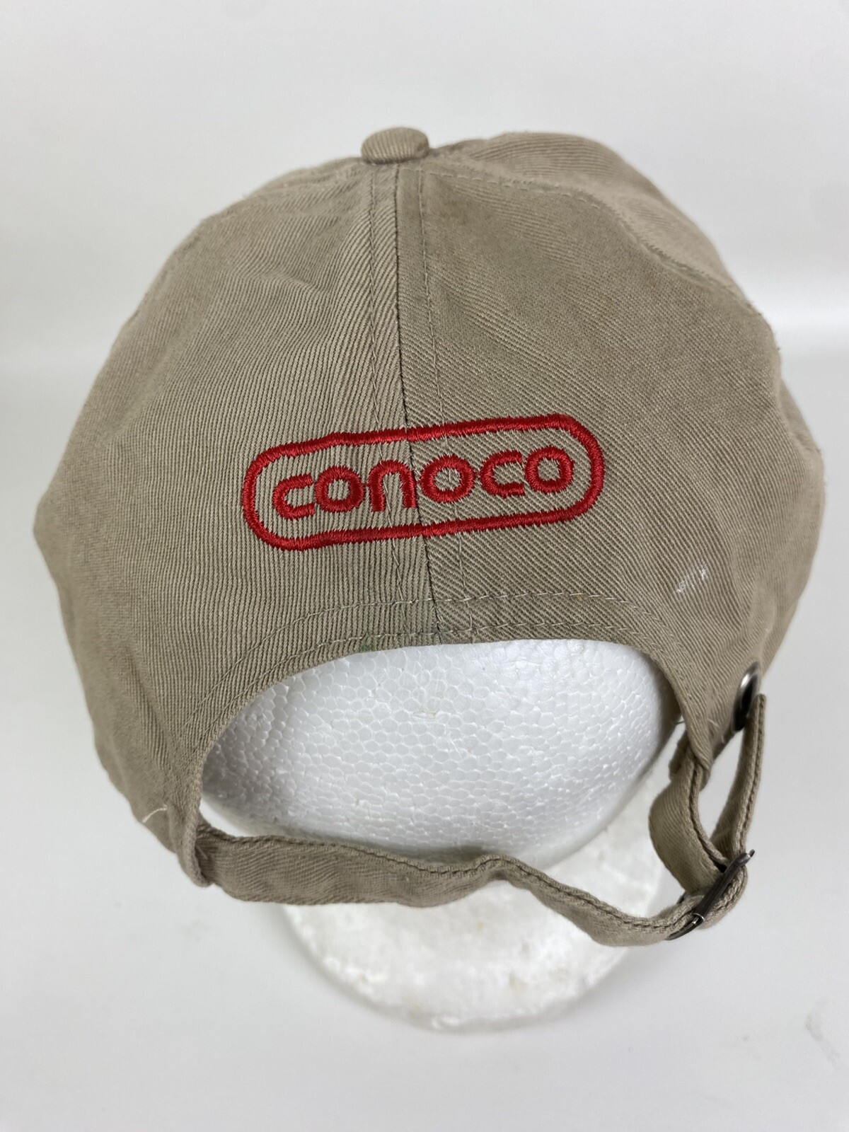 Conoco Crew Hat Cap Tan Strap Back Conoco Crew Ga… - image 3