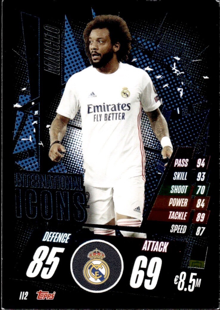 2020-21 Topps Match Attax UCL International Icons Marcelo #II2