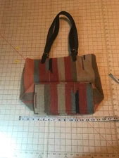 Raj 100 % Genuine Loomed , Boho, Leather Trim Shoulder Bag