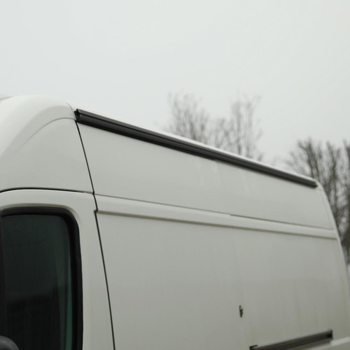 For Fiat Ducato / RAM ProMaster Black Awning Rails - Ideal for Campervan Drive-A - Picture 10 of 12