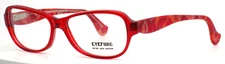 EYEFUNC 8021 C.44 Red Womens Semi Cat Eye Full Rim Eyeglasses 52-15-138 B:36