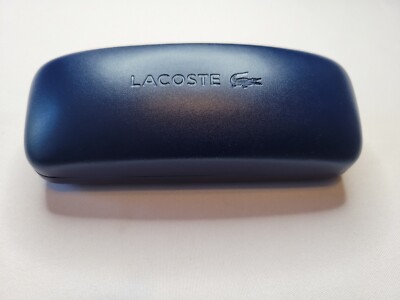 LACOSTE MEDIUM DARK BLUE HARD SUNGLASS CASE