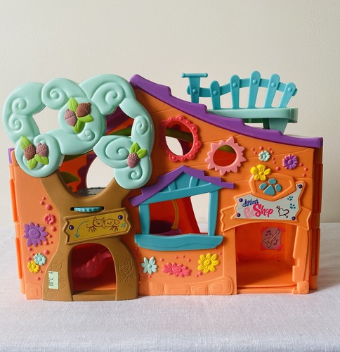 Littlest Pet Shop Biggest Playset House Foldable 2005 Hasbro LPS Vintage House - 第 3/16 張圖片