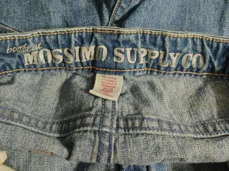 Джинсы Mossimo для девочек 16 стираемых синих с регулируемой талией с карманами на молнии - Изображение 3 из 4