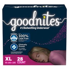 Goodnites Giga Pack Youthpant Girl Size 6 - REPLACES 6953379 CA of 28