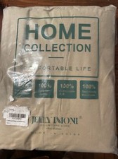 JELLYMONI 100 Washed Cotton Duvet Cover SetCali King Size Luxury Khaki NEW 