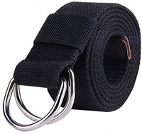 Canvas Belt Military Style D Ring Buckle Solid Color Ships Free - - No Tax Canvas Belt Military Style D Ring Buckle Solid Color Ships Free - - No Tax