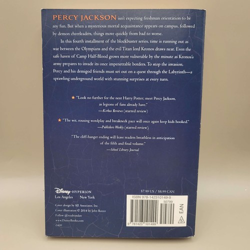 Percy Jackson and the Olympians Series Set 1-5 Rick Riordan Paperback Lot - Imagen 10 de 12