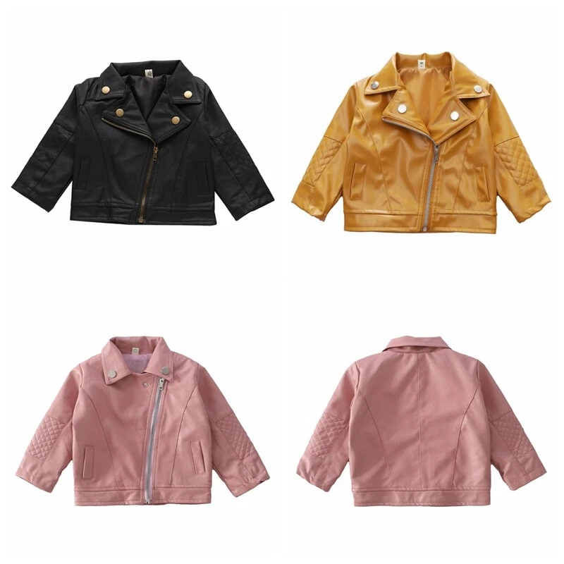 Baby boy shop faux leather jacket
