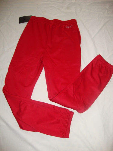 New Boys Nike 95C085-R78 Jordan Therma Pants - Size M - Gym Red & Black - Picture 6 of 12