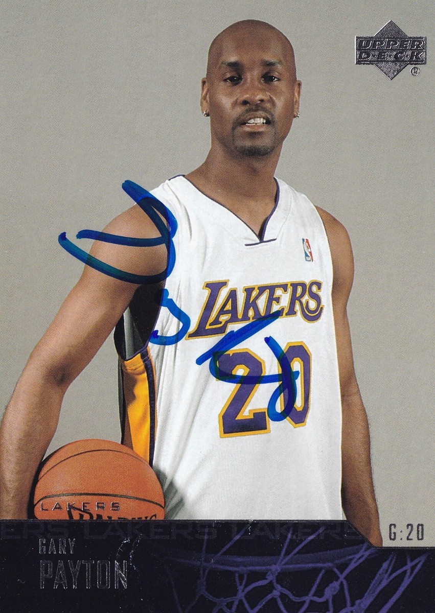 ゲイリー・ペイトンの直筆サインカード - Etsy 日本 gary payton 